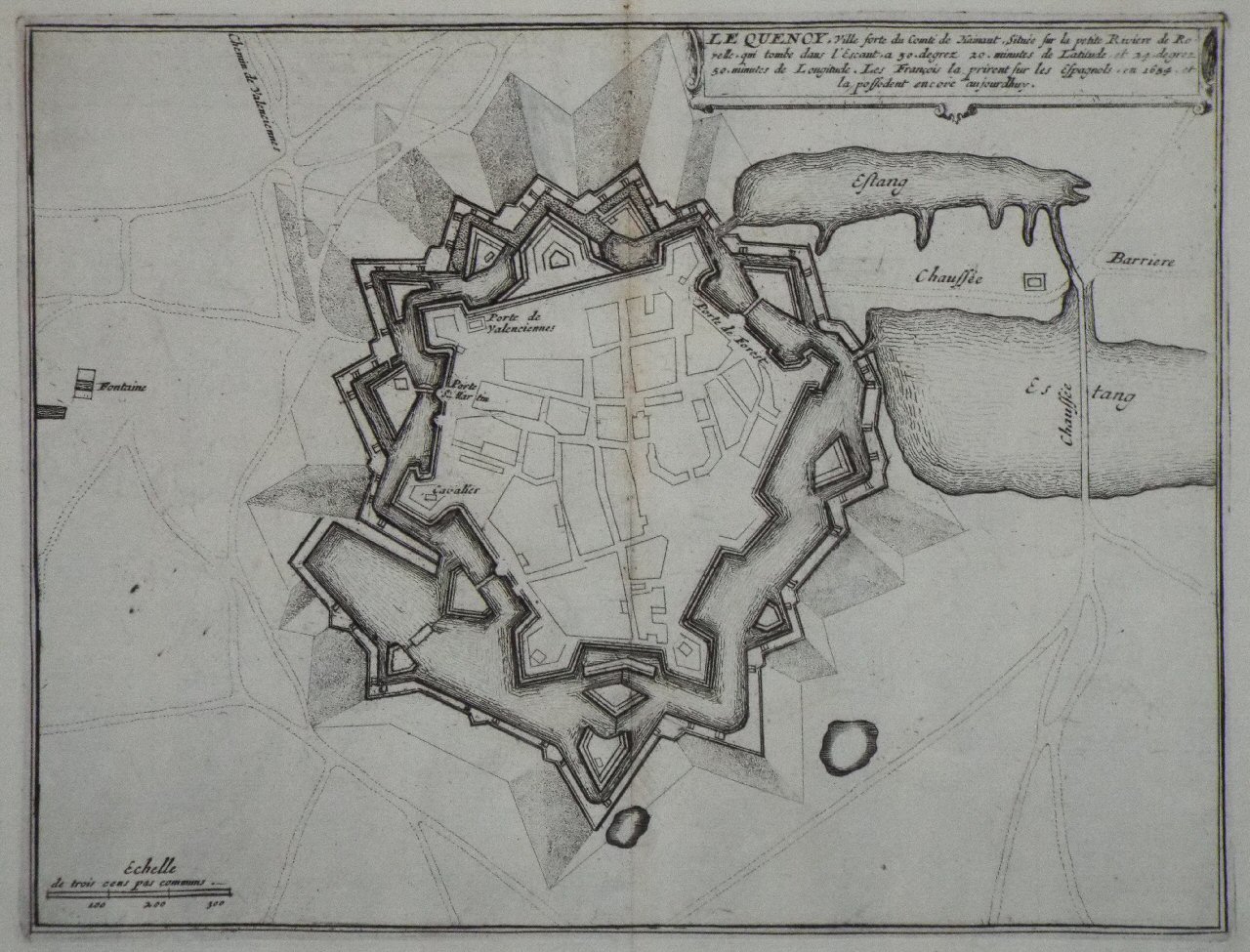 Map of Le Quesnoy - Le Quesnoy